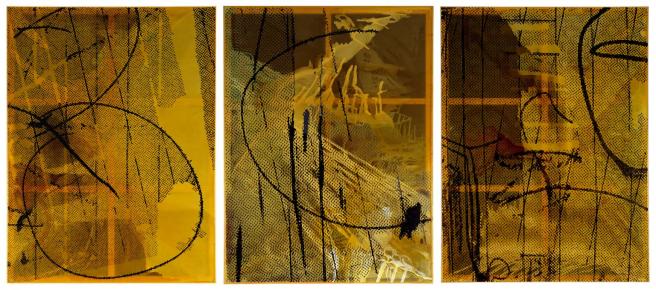 Untitled (Triptych) 2002 by Sigmar Polke 1941-2010